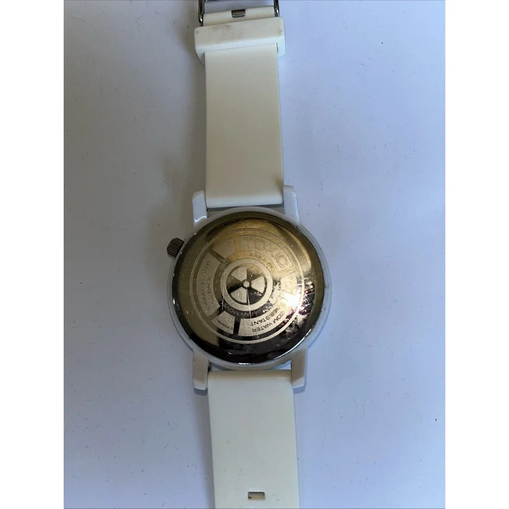 TOXIC‎ AREA 51 Oversized Watch White And Teal 53mm 10¼